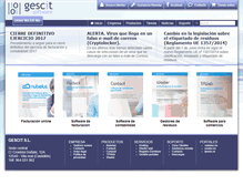 Tablet Screenshot of gescit.com